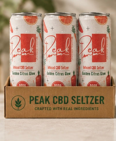 Golden Citrus Glow Seltzer
