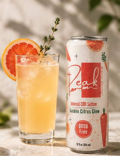 Golden Citrus Glow Seltzer