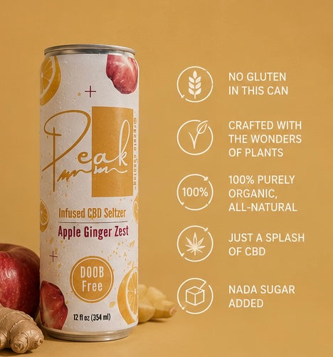 Apple Ginger Zest Seltzer